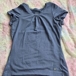 Sports Columbia Women's Heathered Blue Short Sleeve Top